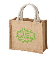 ジュートバッグシルク印刷